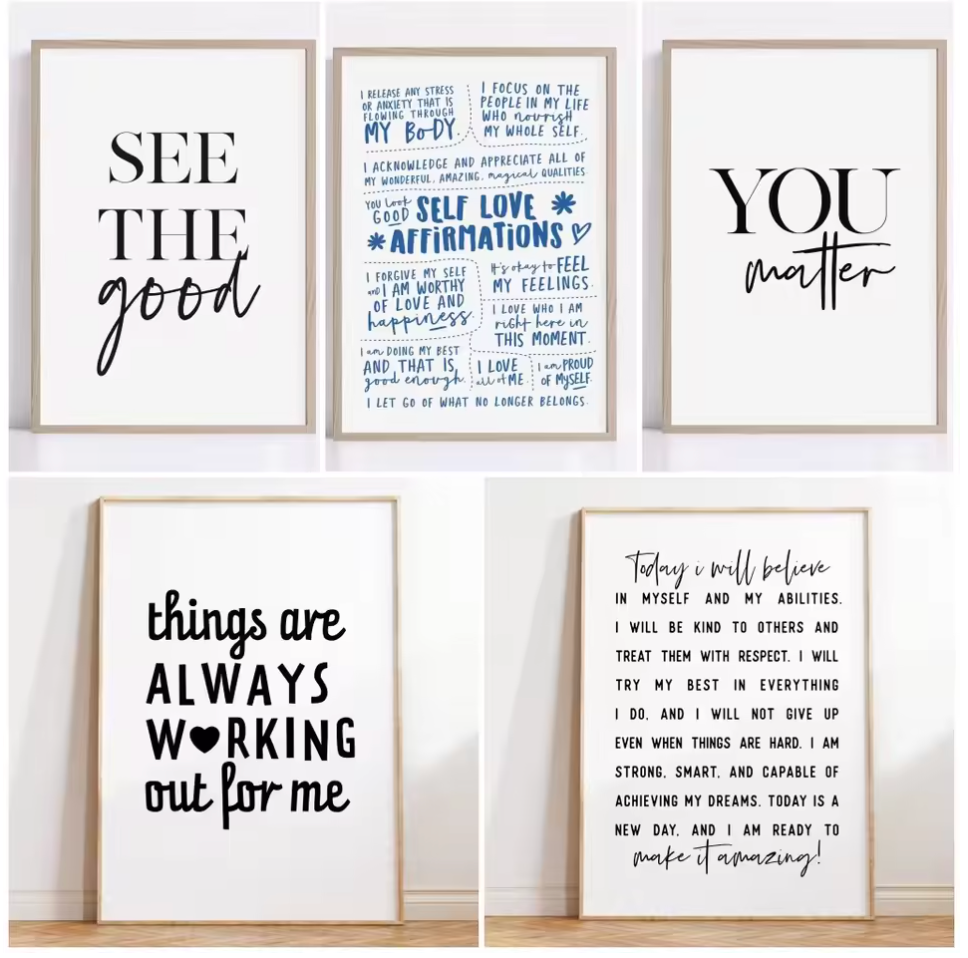Trendy Minimalist Daily Affirmation