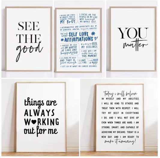 Trendy Minimalist Daily Affirmation